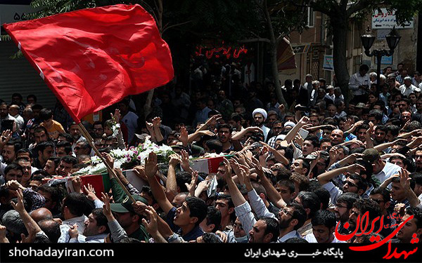 عکس/تشییع پیکر شهید حامد جوانی