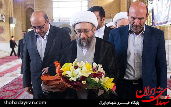 عکس/تجدید میثاق رییس و مسئولان قوه قضاییه با امام راحل(ره)