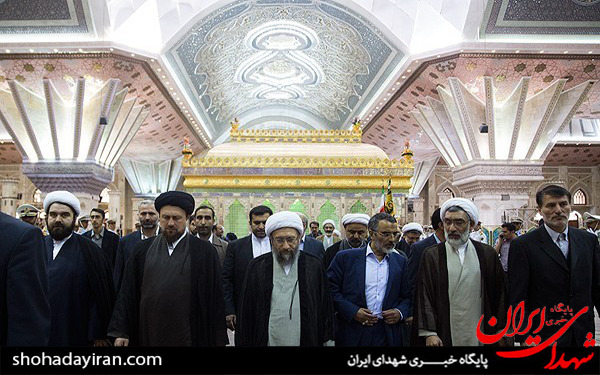 عکس/تجدید میثاق رییس و مسئولان قوه قضاییه با امام راحل(ره)