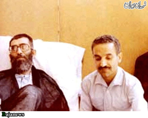 عکس کمتر دیده شده شهید رجایی و رهبر انقلاب
