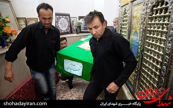 عکس/مراسم تشییع پیکر شهید آصف حیدری جوان ۱۸ ساله مدافع حرم از اتباع کشور افغانستان