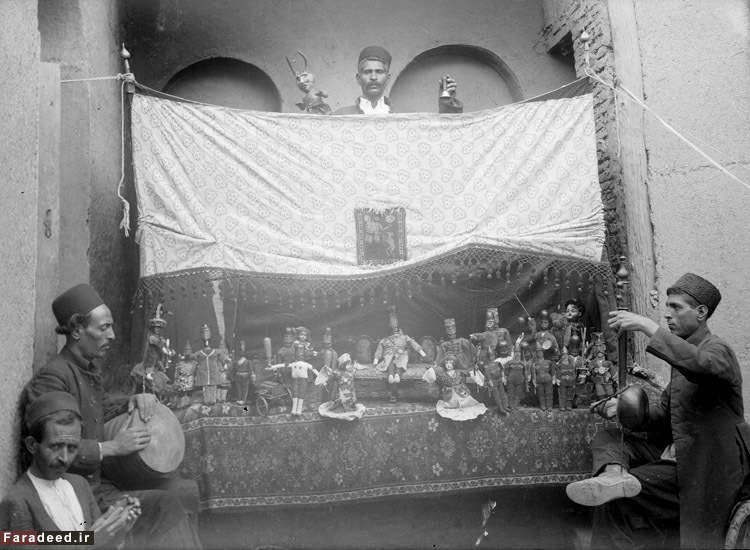 تصاویر نمایش عروسکی در عصر قاجار تصاویر نمایش عروسکی در عصر قاجار