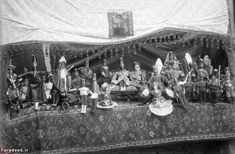 تصاویر نمایش عروسکی در عصر قاجار تصاویر نمایش عروسکی در عصر قاجار