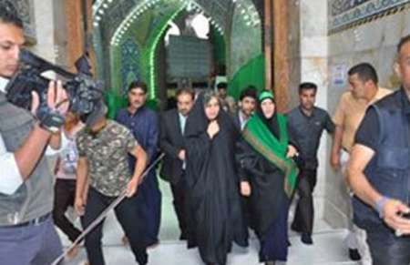 شیرزن سنی عراق به زیارت امام حسین(ع) رفت+عکس