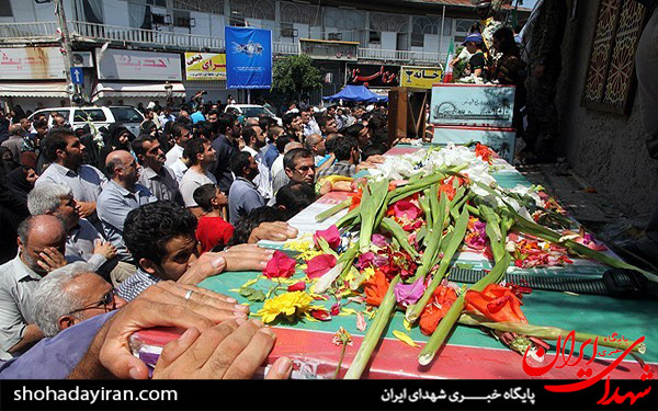 عکس/استقبال از 30 شهید غواص در مازندران