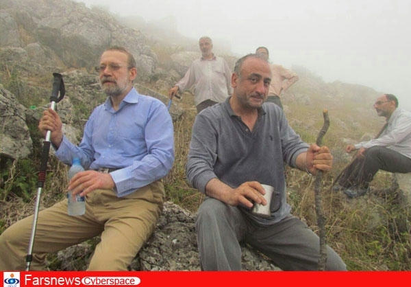 کوهنوری علی لاریجانی و شجاعی در ساری +عکس
