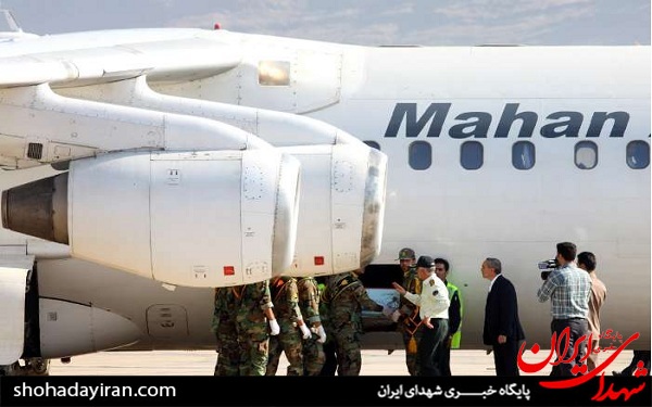 عکس/ورود پیکر هفت شهید به چهارمحال و بختیاری