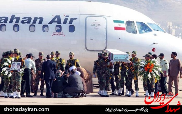 عکس/ورود پیکر هفت شهید به چهارمحال و بختیاری