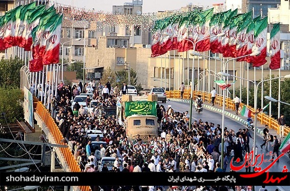 عکس/تشییع پیکر 13 شهید گمنام در مشهد