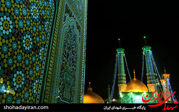 عکس/زائران حرم مطهر حضرت معصومه (س) در شب میلاد کریمه اهل بیت (ع)
