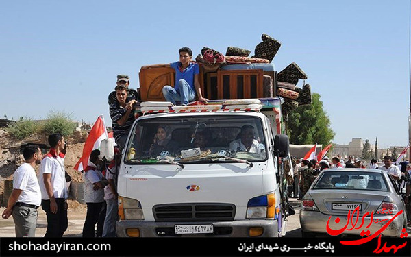 عکس/بازگشت ۱۶۰ خانواده سوری به منازلشان در زینبیه دمشق