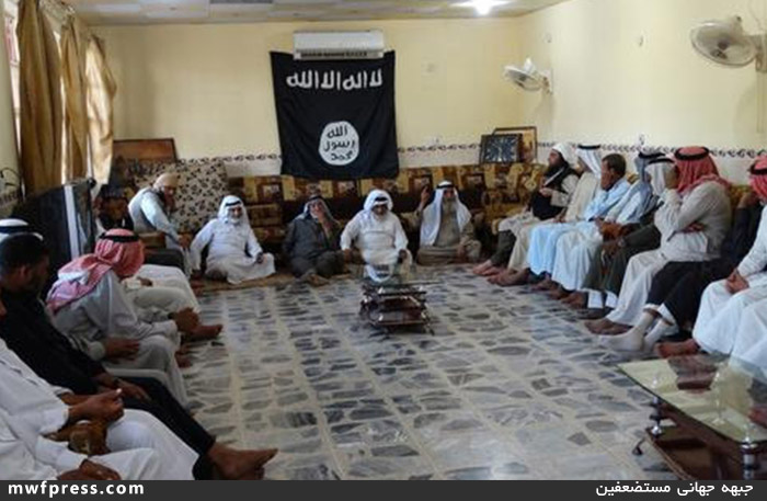 بیعت شیوخ خائن عراقی با خلیفه داعش! + تصاویر بیعت شیوخ خائن عراقی با خلیفه داعش! + تصاویر