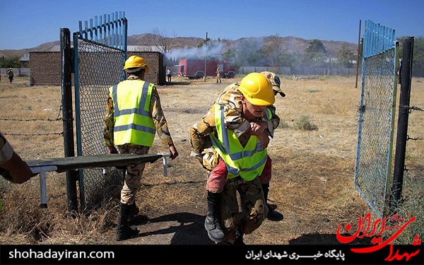 عکس/رزمایش امداد، نجات و تخلیه مجروحان