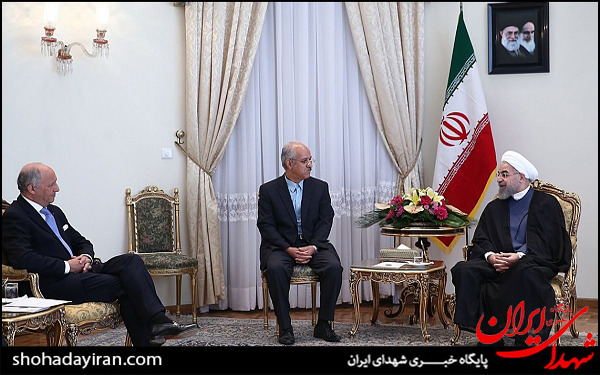 عکس/دیدار روحانی با فابیوس