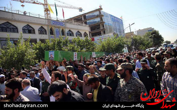 عکس/ مشهد / تشیع پیکر دو شهید مدافع حرم حضرت زینب (س)