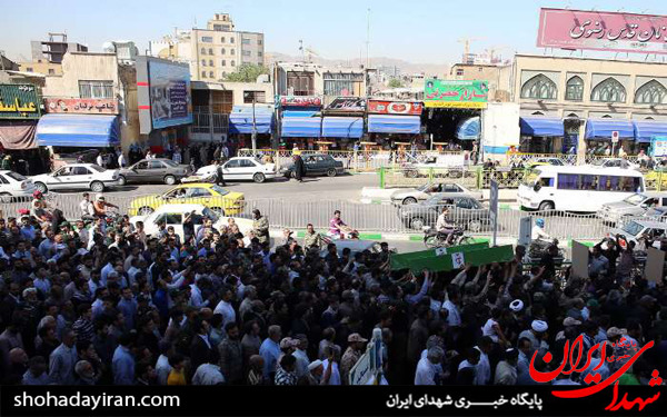 عکس/ مشهد / تشیع پیکر دو شهید مدافع حرم حضرت زینب (س)
