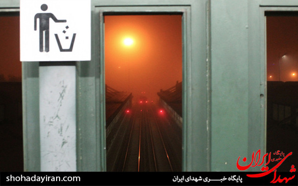 عکس/طوفان و گرد و غبار در تهران