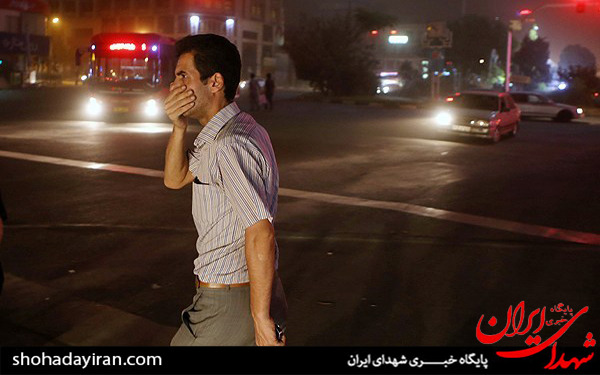 عکس/طوفان و گرد و غبار در تهران