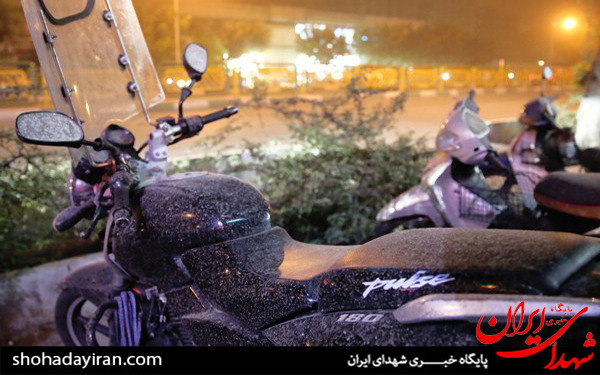 عکس/طوفان و گرد و غبار در تهران