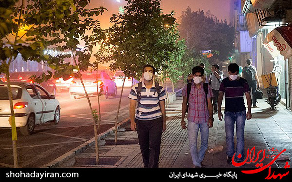 عکس/طوفان و گرد و غبار در تهران