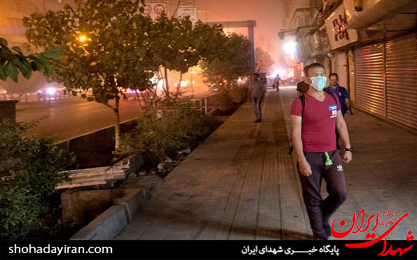 عکس/طوفان و گرد و غبار در تهران