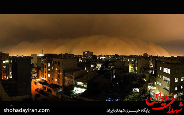 عکس/طوفان و گرد و غبار در تهران