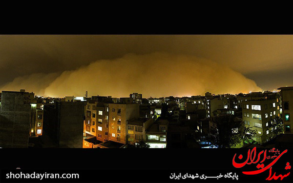 عکس/طوفان و گرد و غبار در تهران