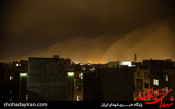 عکس/طوفان و گرد و غبار در تهران