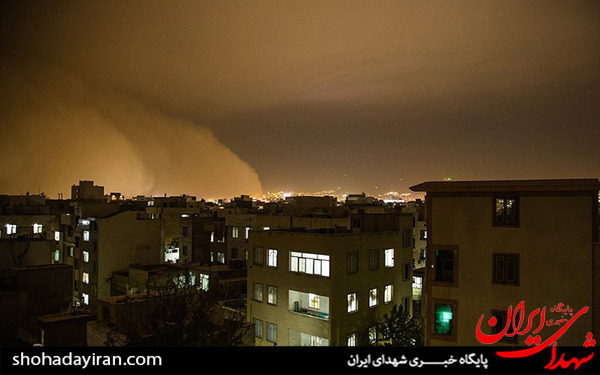 عکس/طوفان و گرد و غبار در تهران