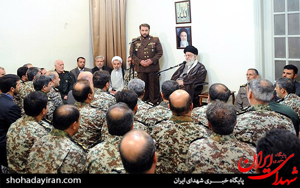 عکس/دیدار فرماندهان قرارگاه پدافند خاتم‌الانبیا (ص) با رهبر انقلاب