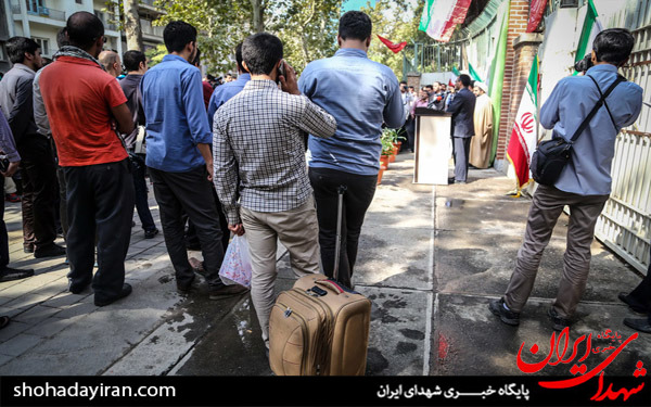 عکس/رونمایی و نصب سنگ یادبود یکصد لقب امام خمینی (ره) به آمریکا