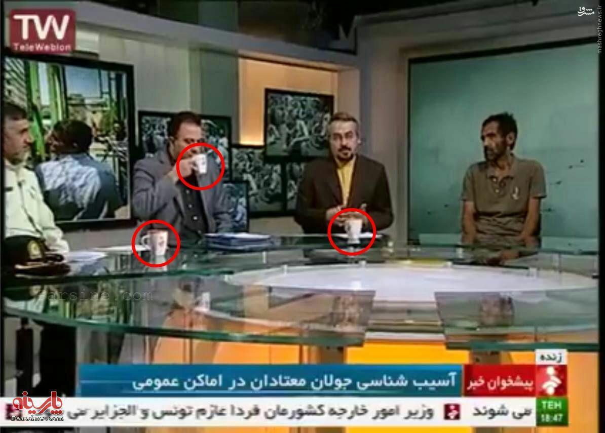 عکس/اقدام غیراخلاقی شبکه خبر درحاشیه یک دعوت