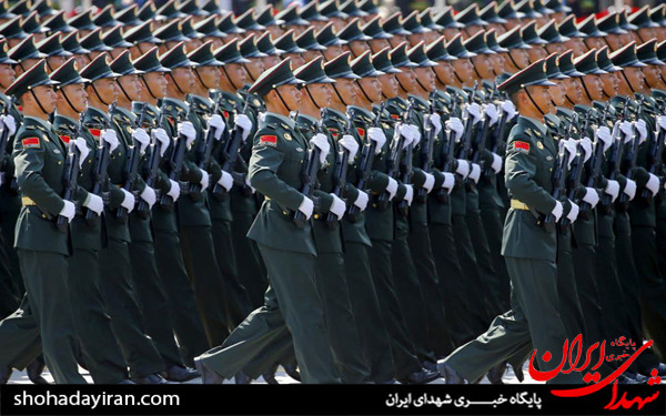 عکس/ قدرت نمایی بی‌سابقه ارتش چین