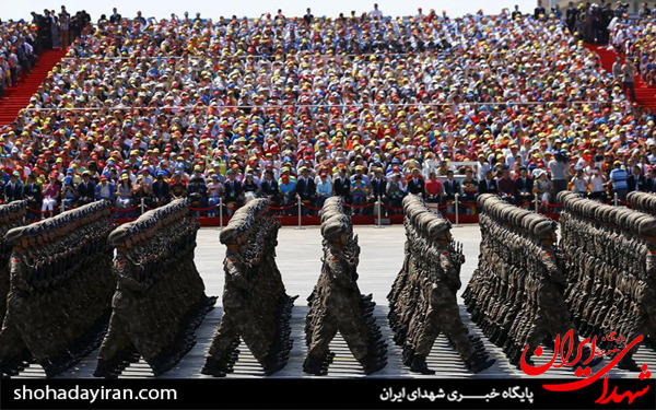 عکس/ قدرت نمایی بی‌سابقه ارتش چین