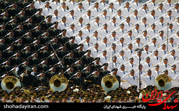 عکس/ قدرت نمایی بی‌سابقه ارتش چین