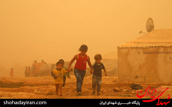 عکس/طوفان شن در خاورمیانه