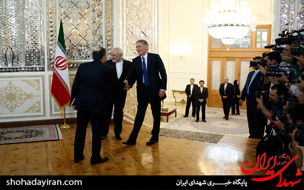 عکس/دیدار وزرای خارجه ایران و انگلیس