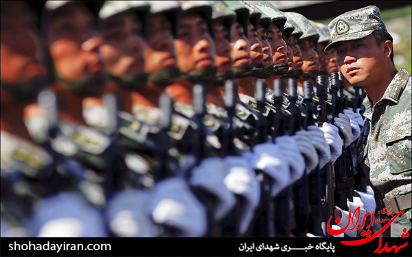 عکس/تمرین رژه نظامی چین