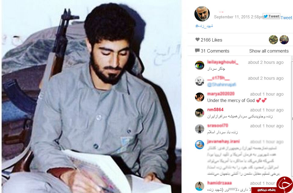 سردار سلیمانی در سنگر+عکس سردار سلیمانی در سنگر+عکس