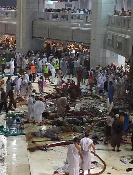 افزایش تلفات حادثه مکه به ۸۷ نفر + تصاویر