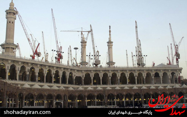 عکس/سقوط مرگبار جرثقیل در خانه خدا