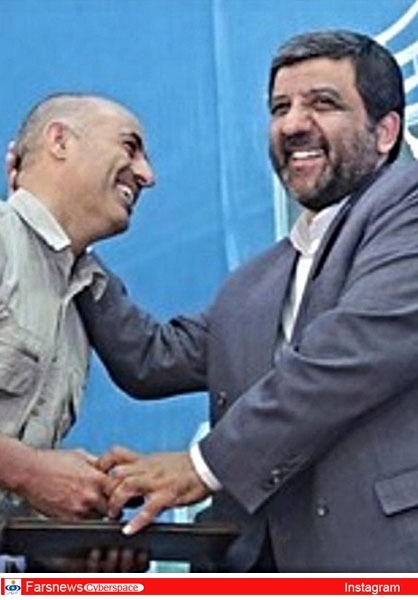 ماجرای روبوسی مجدد ضرغامی+عکس ماجرای روبوسی مجدد ضرغامی+عکس