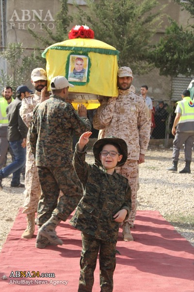 تشییع پیکر مطهر فرمانده ارشد حزبالله در نبطیه+ تصاویر تشییع پیکر مطهر فرمانده ارشد حزبالله در نبطیه+ تصاویر