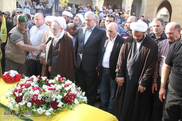 تشییع پیکر مطهر فرمانده ارشد حزبالله در نبطیه+ تصاویر تشییع پیکر مطهر فرمانده ارشد حزبالله در نبطیه+ تصاویر