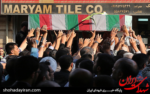 عکس/مراسم تشییع پیکر دو شهید گمنام در بوستان زمزم-1