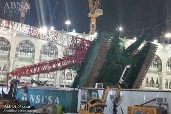 چه کسی جرثقیل مسجدالحرام را واژگون کرد؟ چه کسی جرثقیل مسجدالحرام را واژگون کرد؟