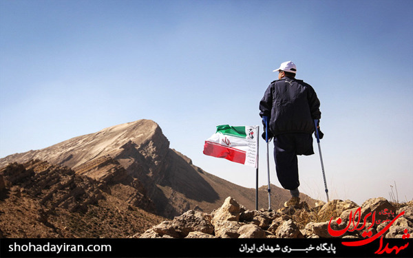 عکس/صعود جانبازان قطع عضوبه قله ۳۷۶۰ متری رنج سپیدان
