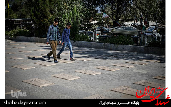 عکس/مزار شهدای حج خونین در بهشت زهراء تهران