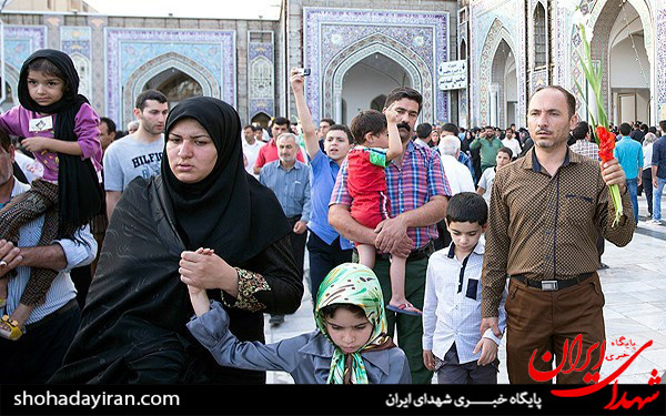 عکس/حرم رضوی در شب میلاد امام رضا(ع)