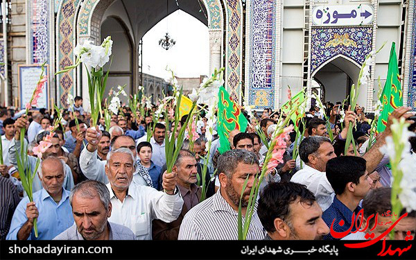 عکس/حرم رضوی در شب میلاد امام رضا(ع)